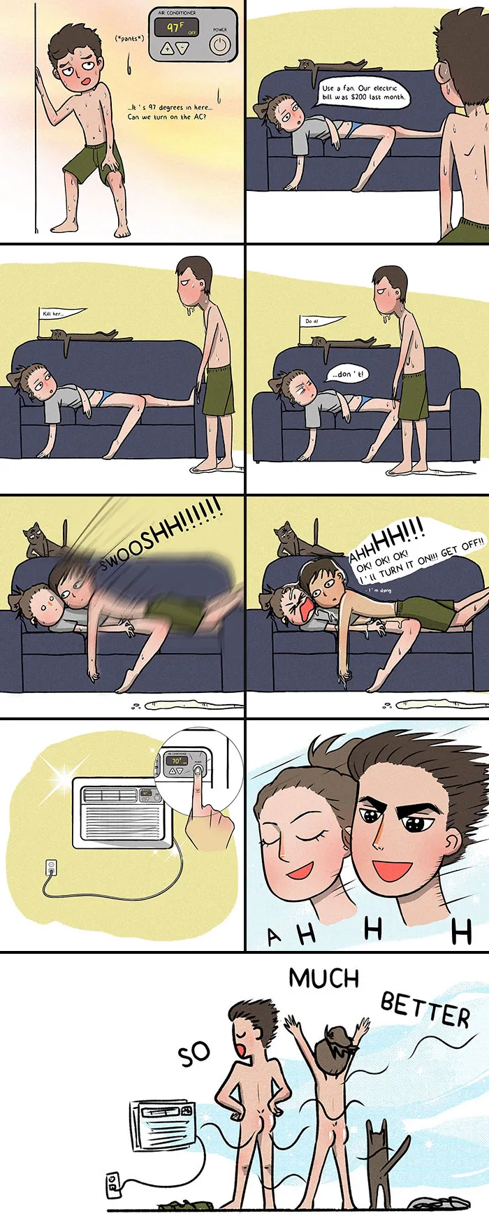 15 Brutally Honest Comics Reveal What Happens When You Get Too Comfortable In Your Relationship