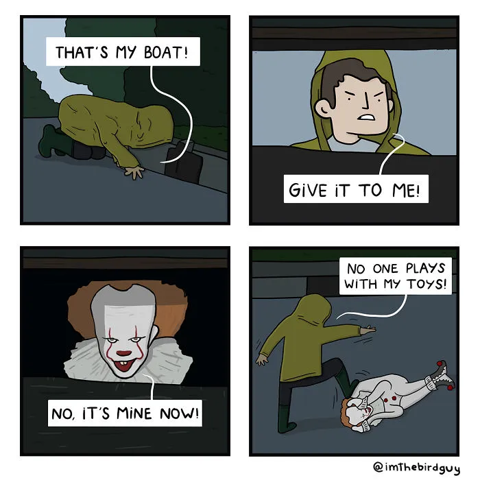 I Illustrated What Would Happen If Movies/ Tv Shows Were Made Nowadays Or In Real Life