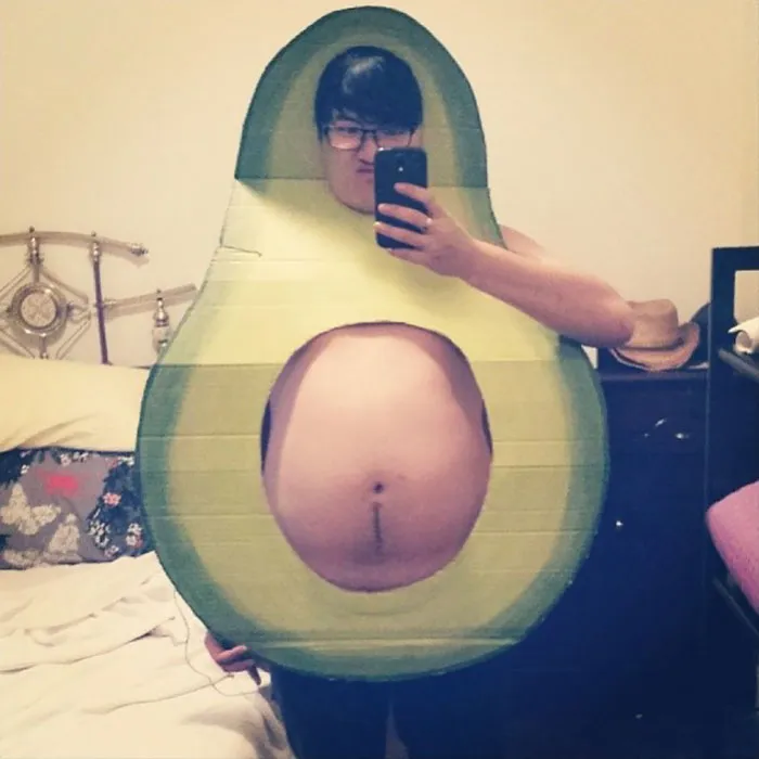 Disfraz de aguacate