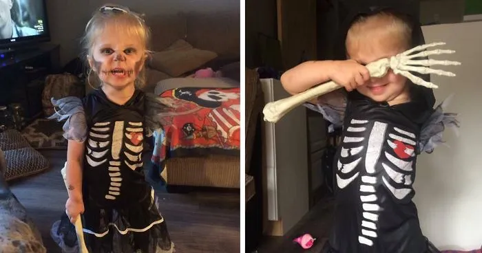 Mother Creates Halloween Costumes For Her 3-Year-Old Who Had Her Arm Amputated Because Of Cancer