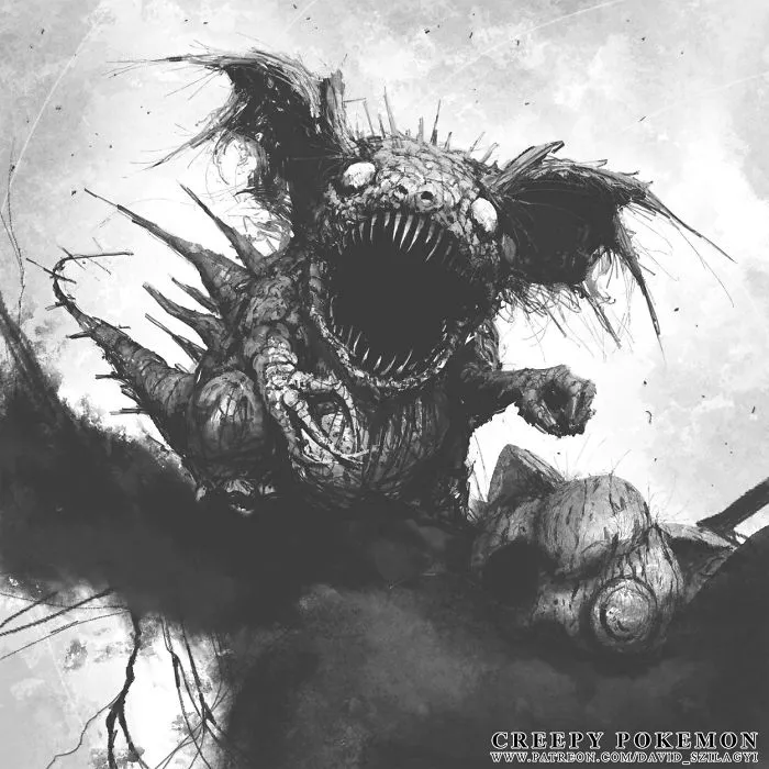 This Artist Reimagined 101 Pokémon Characters As Monsters, And They’re Terrifying