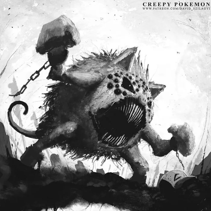 This Artist Reimagined 101 Pokémon Characters As Monsters, And They’re Terrifying