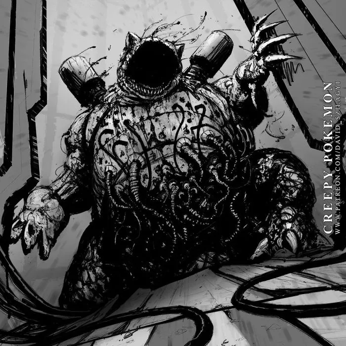 This Artist Reimagined 101 Pokémon Characters As Monsters, And They’re Terrifying