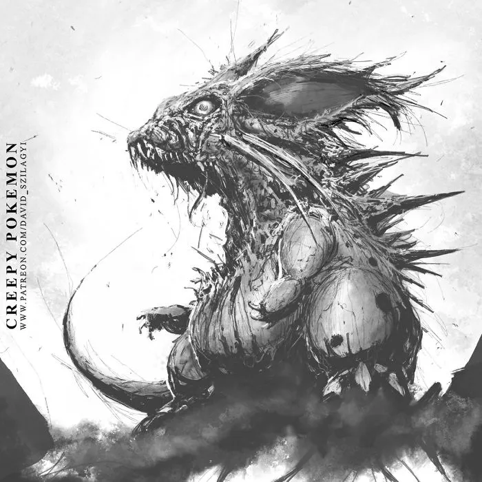 This Artist Reimagined 101 Pokémon Characters As Monsters, And They’re Terrifying