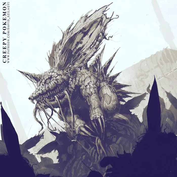 This Artist Reimagined 101 Pokémon Characters As Monsters, And They’re Terrifying