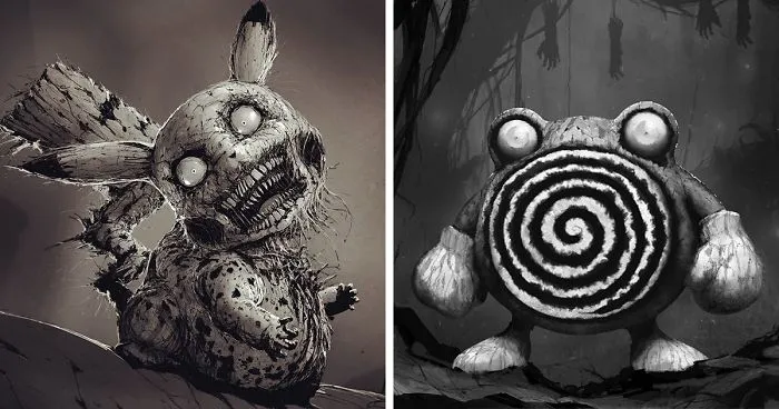 This Artist Reimagined 101 Pokémon Characters As Monsters, And They’re Terrifying