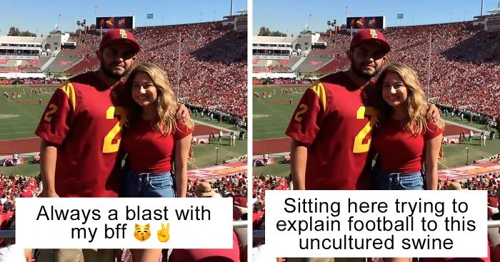 8 Times Girlfriends And Boyfriends Shared The Same Images On Instagram, But Created Absolutely Different Captions