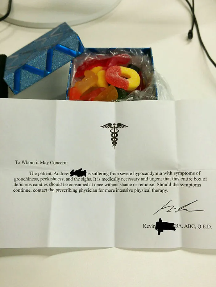 Boyfriend Gave Me A Gift To Open At Work When Having A Bad Day. Finally Opened It