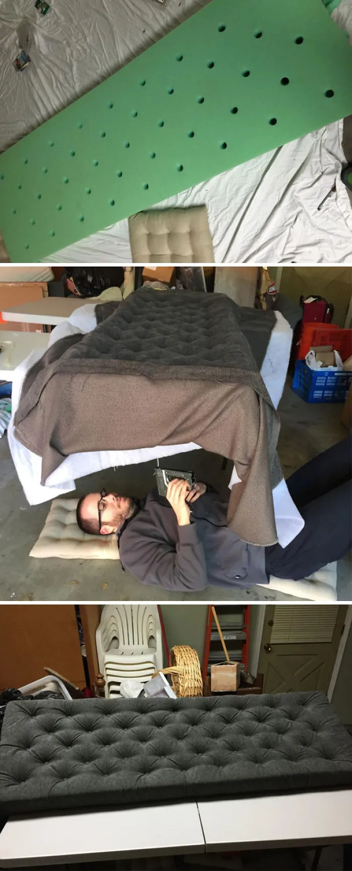 I Made A Headboard For My Wife As A Gift