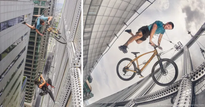 I Photographed Everyday Heroes Leaping Off A Skyscraper