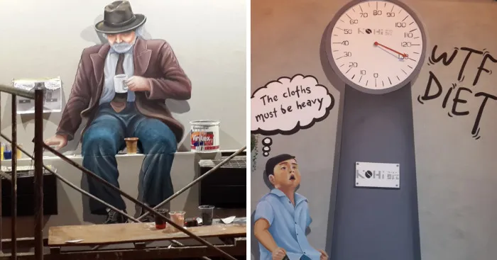 I Created Several Murals To Decorate Suan's Bakery