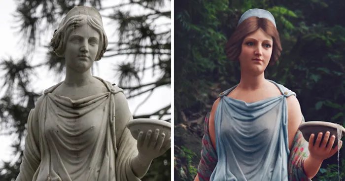 I Colorize 19th Century Statues To Make Them Come To Life