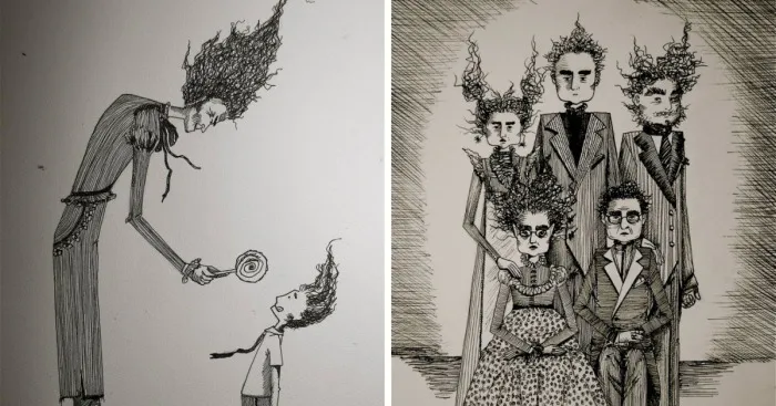 I Drew October Scenes To Cope With Insomnia