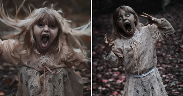 I Take My Kids Halloween To The Next Level With Eerie Photo Shoots