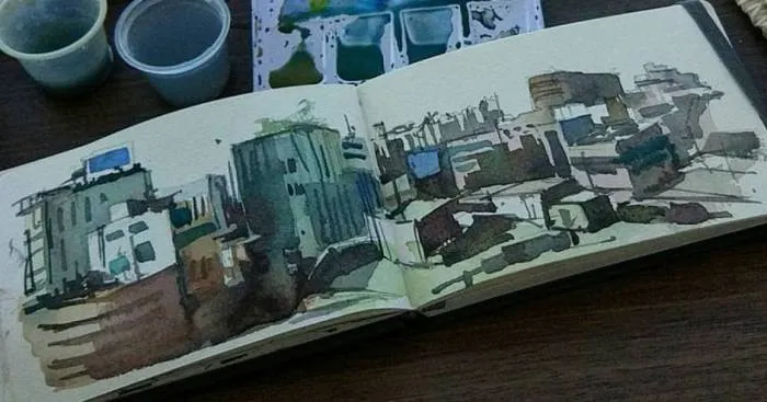 I Toured South Korea With A Tiny Bicycle And A Tiny Sketchbook
