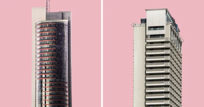 Lithuanian Architectural Photographer Starts Collecting Pictures Of Skyscrapers Looking As Sticks
