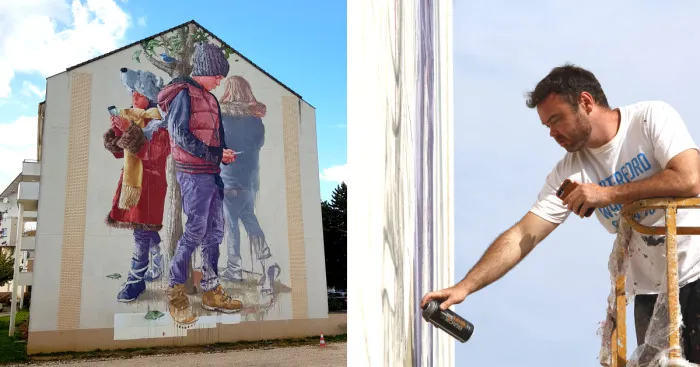 Fintan Magee Very New Artwork In France