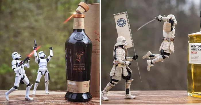 Photographer Captures Stormtroopers Posing With Top Shelf Liquor And The Results Are Awesome