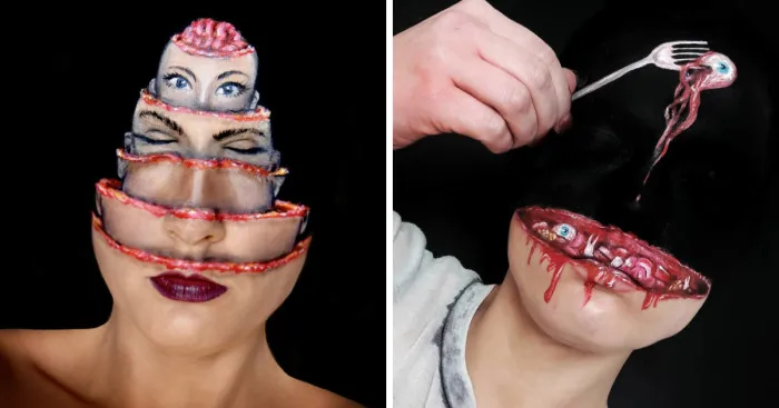 Makeup Artist Turns Herself Into Monsters From Your Most Terrifying Nightmares
