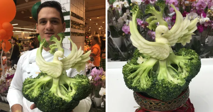 I Have Transformed A Broccoli Into Magnificent Swan