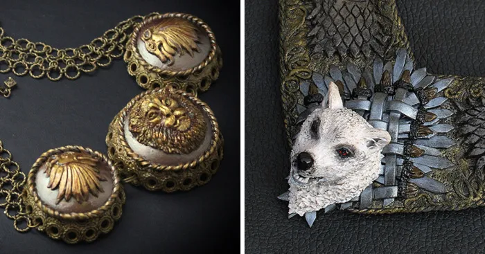 I Use Polymer Clay To Create Necklaces Inspired By Game Of Thrones