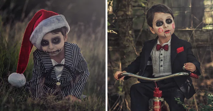 This American Photographer Specializes In Photographing Kids In Costume For Halloween, And It's Seriously Spooky