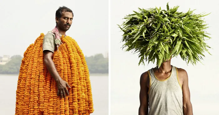 Flower Men That I Documented In Kolkata