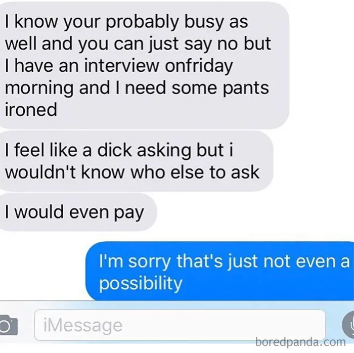 That's Not A Possibility