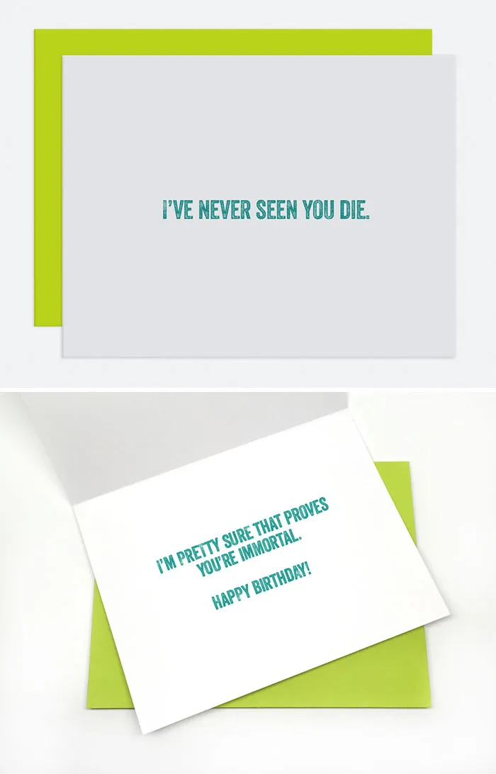86 Hilarious Greeting Cards That Will Surprise You When You Open Them
