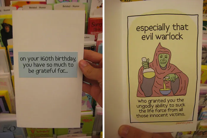 86 Hilarious Greeting Cards That Will Surprise You When You Open Them