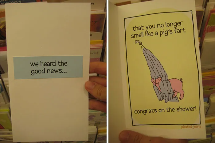 86 Hilarious Greeting Cards That Will Surprise You When You Open Them