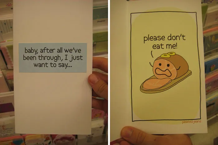 86 Hilarious Greeting Cards That Will Surprise You When You Open Them