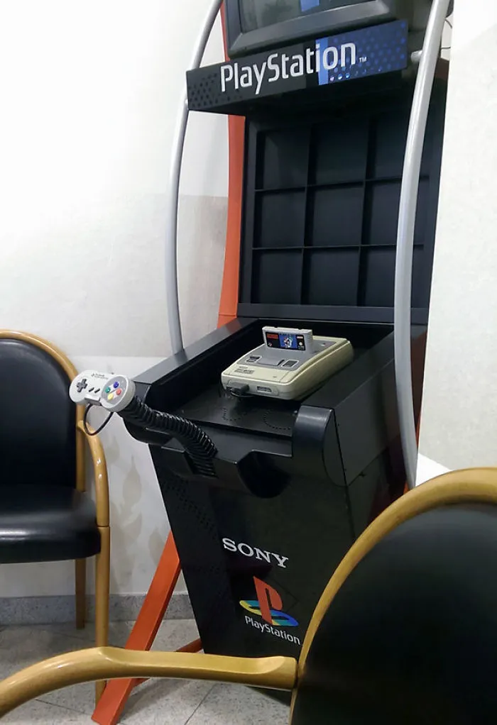 Mi dentista ha puesto esto en su sala de espera