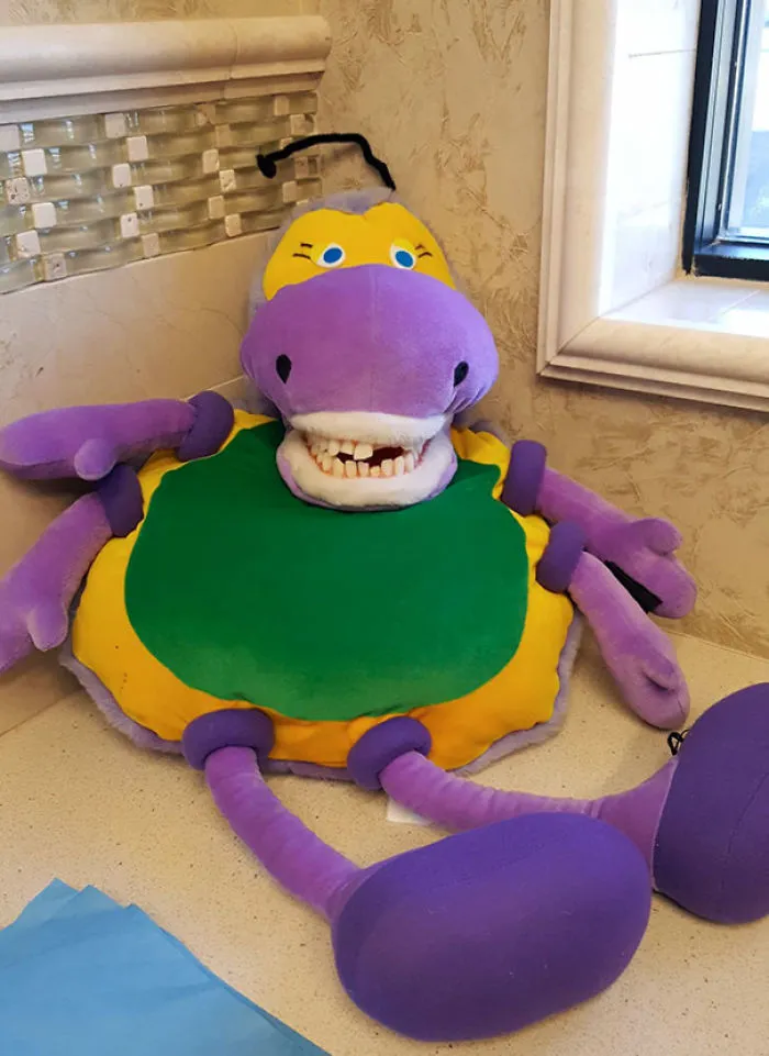 Esta cosa terrorífica estaba en la sala de espera
