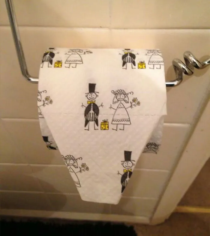 Mi suegra nos ha puesto esto en el baño