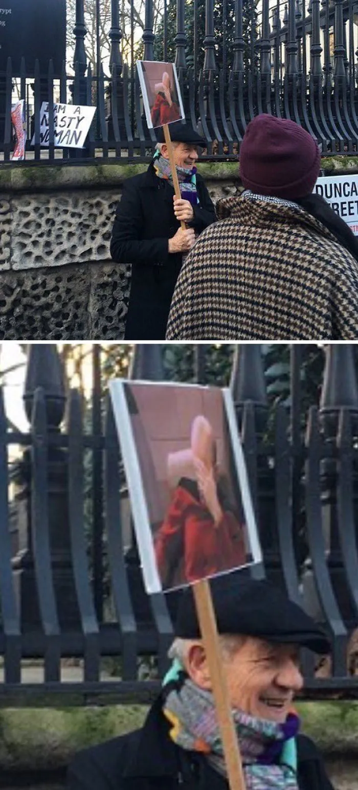 El cartel de Ian McKellen
