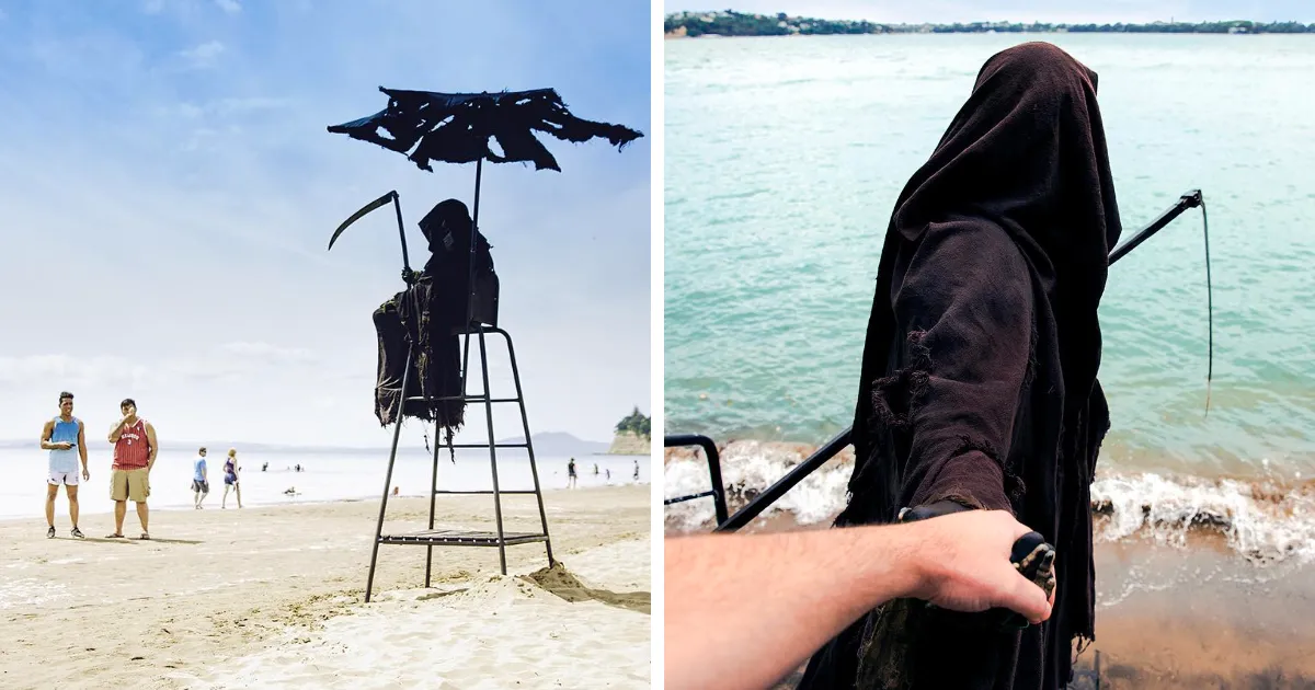 La cuenta de Instagram de la Muerte en la playa es oro puro