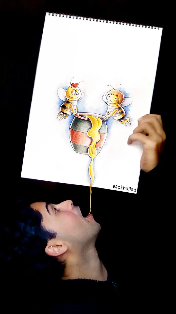 I'm A Pharmacist And I Like To Combine Drawings With Real Life To Make Other People Smile