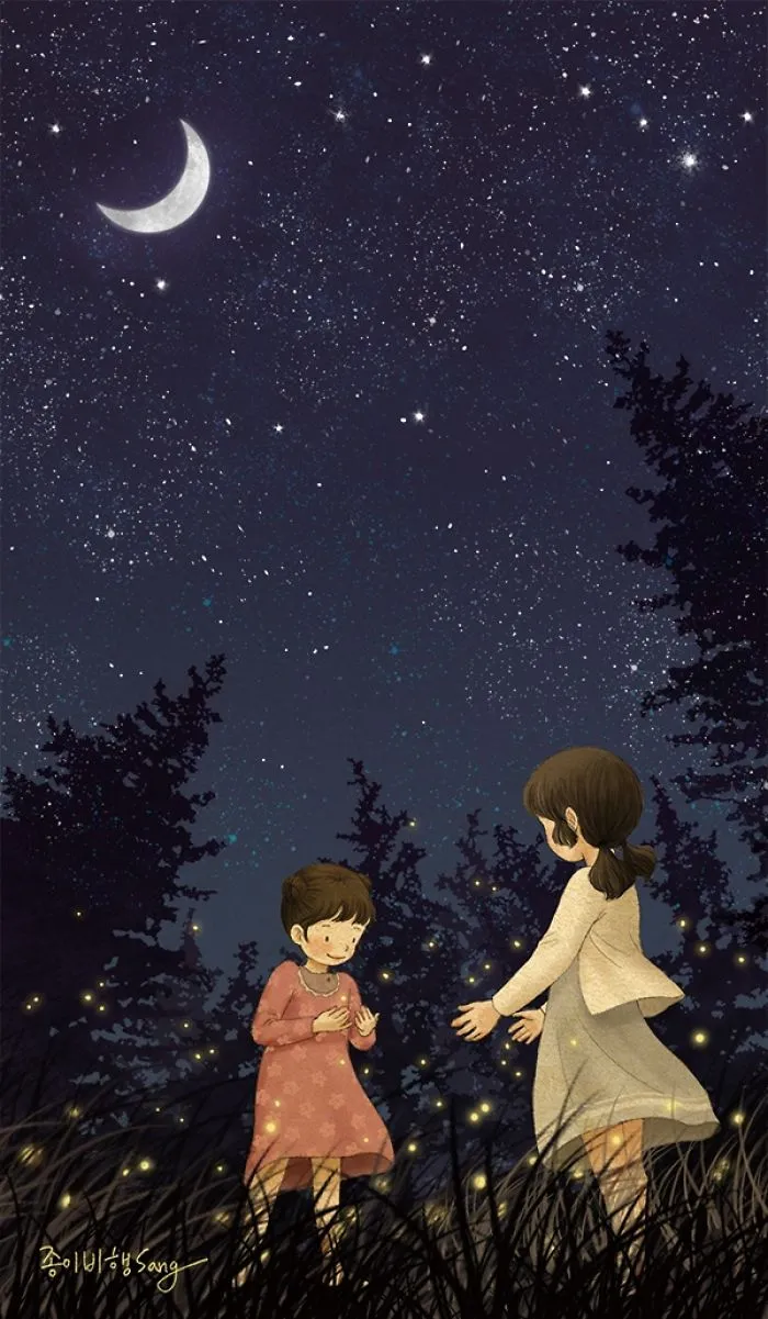 Korean Artist Illustrates Her Memories Of Growing Up With A Sister