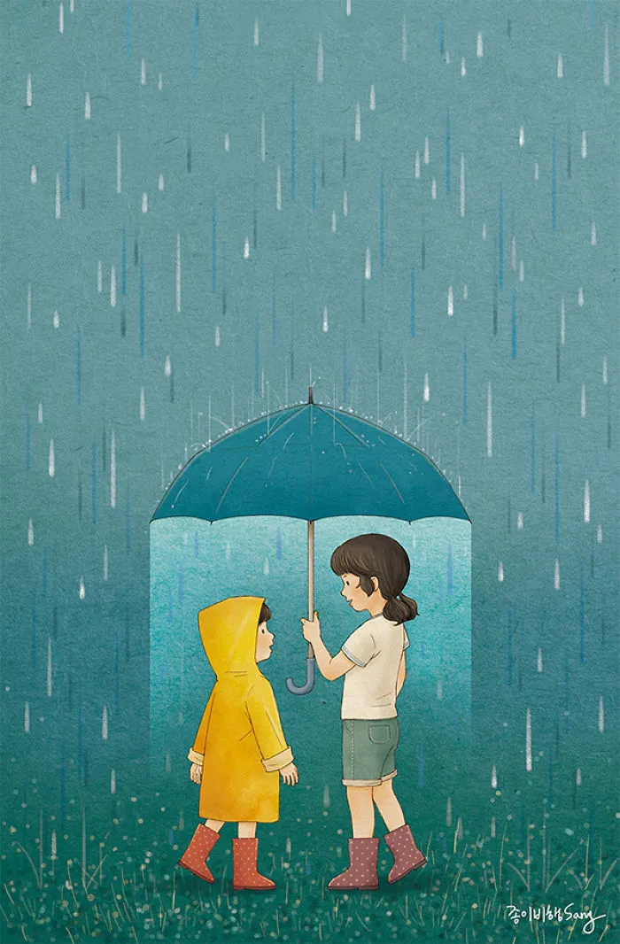 Korean Artist Illustrates Her Memories Of Growing Up With A Sister