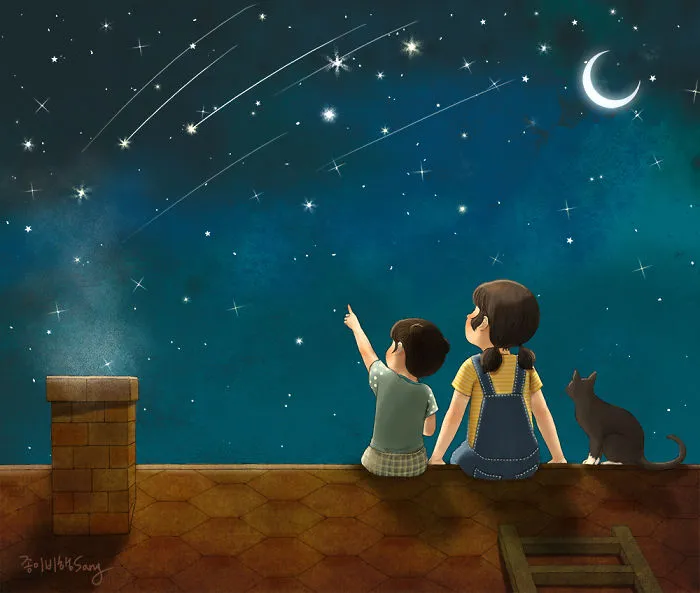 Korean Artist Illustrates Her Memories Of Growing Up With A Sister