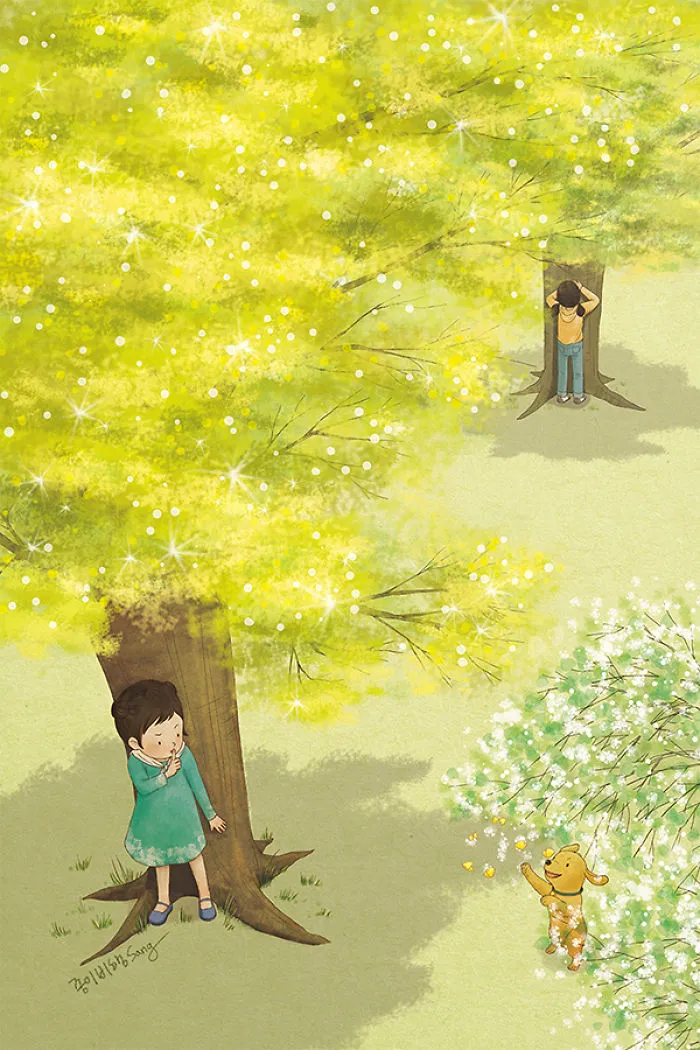 Korean Artist Illustrates Her Memories Of Growing Up With A Sister