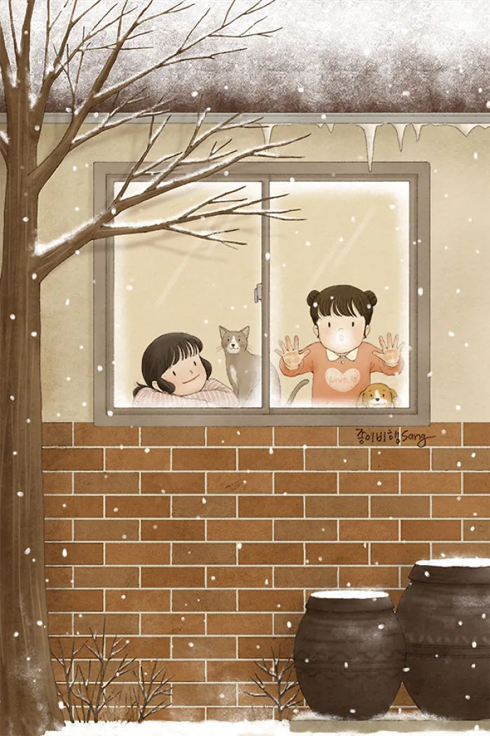 Korean Artist Illustrates Her Memories Of Growing Up With A Sister