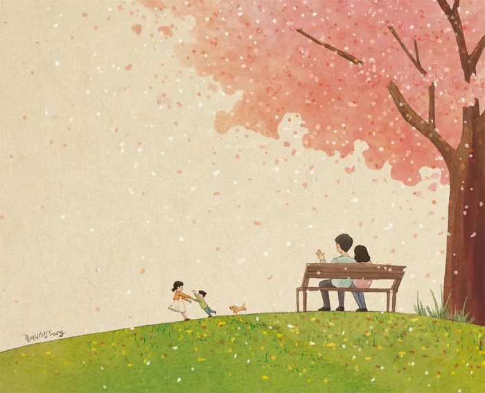 Korean Artist Illustrates Her Memories Of Growing Up With A Sister
