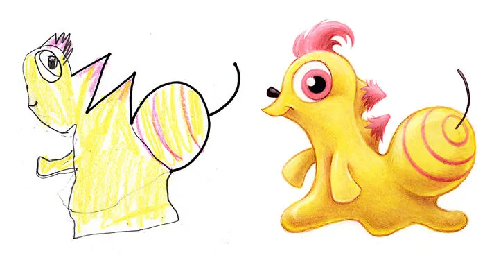 I Spent The Summer Drawing 150 Monsters Based On Kid Drawings