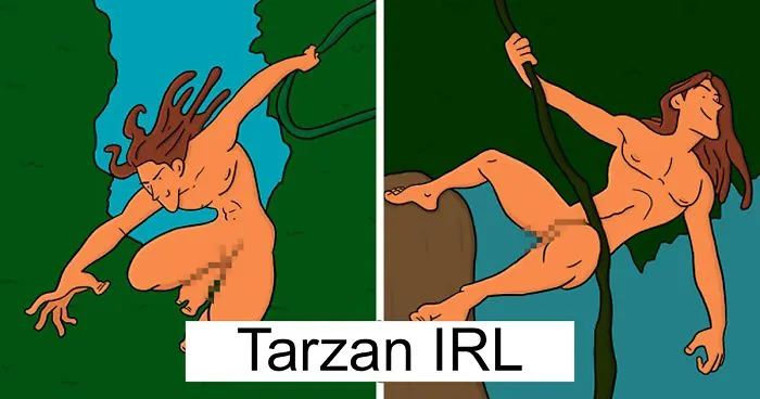 I Illustrated What Would Happen If Movies/ Tv Shows Were Made Nowadays Or In Real Life