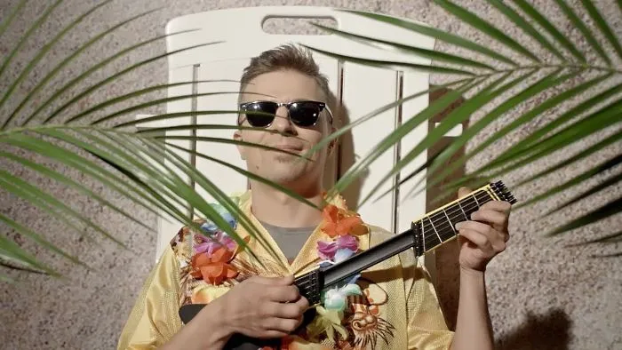 We Live In 2017 While This Sliding-Neck Midi-Guitar Is Straight From 3017