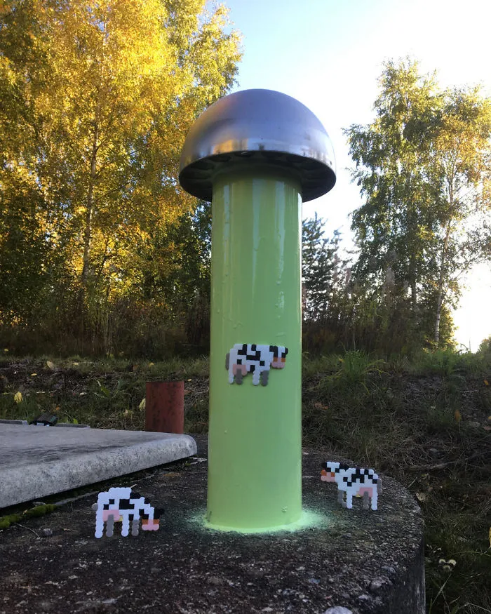 Someone Is ‘Vandalising’ Streets With Pixel Art, And The Result Is Awesome