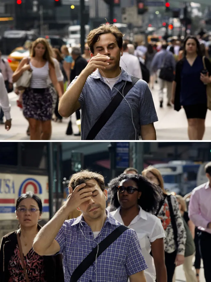 Este fotógrafo pasó 9 años haciendo fotos a personas que iban a trabajar, y muestra como cambian con el tiempo