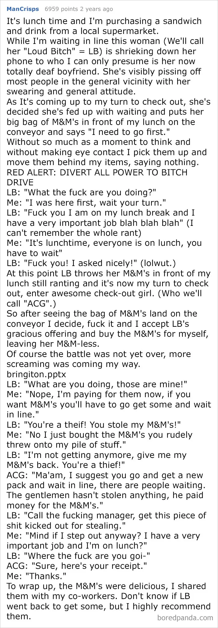 F*ck It, I Like M&M's